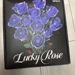 Klocki Lucky Rose Bukiet Fioletowych Róż 684 elementy