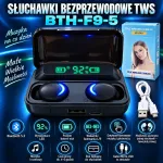 Słuchawki bezprzewodowe TWS BTH-F9-5 Bluetooth 5.3 z etui LED