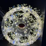 Lampki choinkowe LED 2400 LED 100 m ciepły biały + biały FLASH