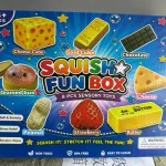Squish Fun Box zestaw 8 sensorycznych zabawek antystresowych