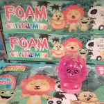 Zabawka Foam Crystal Mud różowa figurka zwierzątka