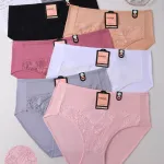 Majtki damskie HANA z koronką w dużych rozmiarach 4XL-6XL mix kolorów