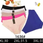 Majtki damskie bawełniane 1636# mix kolorów XL-3XL