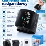 Automatyczny ciśnieniomierz nadgarstkowy z komunikatami głosowymi
