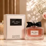 Miss Dear Essence Perfumy 100ml z kokardą i eleganckim flakonem