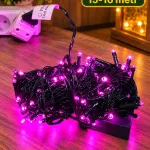 Lampki choinkowe LED 200 diod 15-16 m ciepło białe 8 funkcji