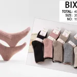 Skarpety BIXTRA prążkowane mix kolorów rozmiar 35-42