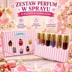 Zestaw perfum w sprayu 6x20ml z różnymi zapachami