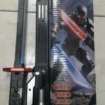 Zabawka miecz świetlny terminator z podwójnym oświetleniem