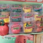 Gniotek antystresowy papryka mix kolorów miękki