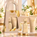 Zestaw Prezentowy ECLAIRE Perfumy 30ml i Balsam do ciała 60ml beżowo-złoty