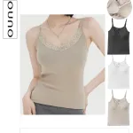 Top damski z koronką beżowy S-XL miękki materiał