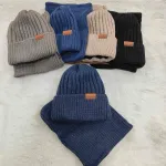 Zestaw 5 szt czapek i kominów casual style w różnych kolorach
