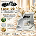 Nawilżający krem do twarzy La Mer 150 ml w saszetce