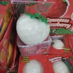Jumbo Peach Squishy biały owoc antystresowy 3+