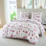 Komplet pościeli 3D 100% satyna bawełniana świąteczna 160x200