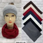 Komin dzianinowy 9313 mix kolorów miękki i ciepły