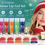 Körmesic Christmas Lip Gel Set 6 smaków świątecznych balsamów do ust