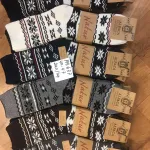 Skarpety Alpaca Wool Natur wzór norweski 40-47 mix kolorów