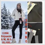 Legginsy damskie czarne z poliamidu S-2XL termo