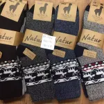 Skarpety Alpaca Natur we wzory 40-47 mix kolorów