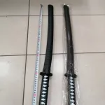 Miecz samurajski czarny z białym wzorem 60 cm pavzka 6