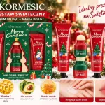 KORMESIC Zestaw Świąteczny krem do rąk i maska do ust