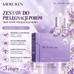 Mercilen zestaw do pielęgnacji porów 3-etapowy fioletowy