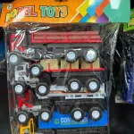Model Toys Zestaw 5 Ciężarówek Transportowych Kolorowych