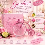 Morakot Go chic różowy flakon perfum 100 ml elegancki zapach