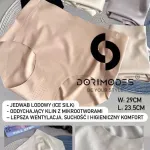 Majtki damskie z jedwabiu lodowego beżowe z mikrootworami