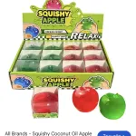 Squishy Jabłko Antystresowe Zestaw Zielone i Czerwone