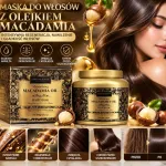 Maska do włosów z olejkiem Macadamia 500g Keratine Queen