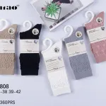 Skarpetki damskie z wełny merynosów w różnych kolorach 35-42