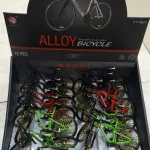 Model roweru aluminiowego 1:10 w zestawie 12 sztuk kolorowych