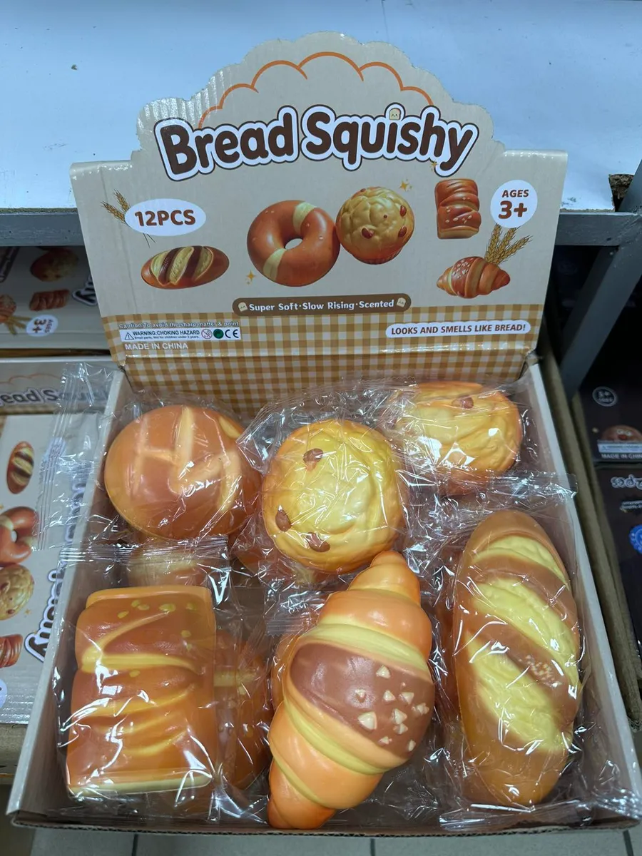 Bread Squishy zestaw 12 sztuk miękkich zabawek imitujących pieczywo