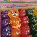 Zabawka Slime Crystal Mud w kształcie misia i jajek, mix kolorów