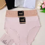 Majtki damskie HAN z koronką w pastelowych kolorach XXL-XXXL