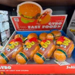 Zabawka Gyro Fast Food Hot Dog Pomarańczowy z Dźwiękiem i Światłem