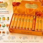 Perfumy Coconut Sunshine 35 ml – tropikalny zapach, zestaw 24 szt.