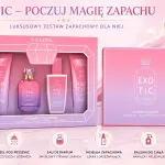 Luksusowy zestaw zapachowy Exotic Juice Apple dla niej różowo-fioletowy