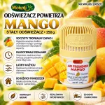 Wokali Mango Odświeżacz Powietrza Stały 250g o tropikalnym zapachu