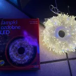 Lampki choinkowe LED 1200 LED 50 m ciepły biały FLASH IP44