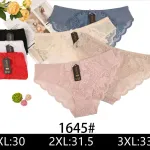 Koronkowe majtki damskie 1645# w zestawie kolorów XL-3XL