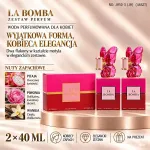 La Bomba zestaw perfum damskich 2 x 40 ml różowy elegancki
