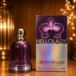 Perfumy Hello Lady Story of Love 100ml Eau de Parfum fioletowe