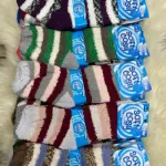 Miękkie skarpetki Soft & Cosy w paski, mix kolorów, rozmiar uniwersalny