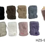 Rękawiczki bez palców z futerkiem mix kolorów HZS-902