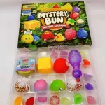 Zabawka mystery bun kalendarz adwentowy zestaw kolorowych figurek