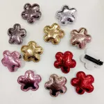 Metaliczne spinki do włosów kwiatki mix kolorów 3,5 cm